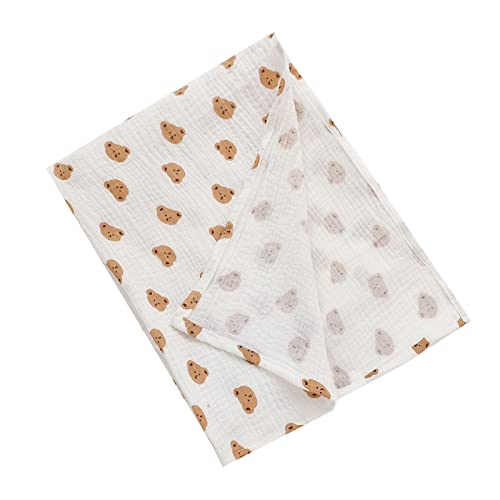 Sweeaau Babydecke, Musselin-Baumwolle, Mehrzweckdecke, leichte und atmungsaktive Decke, Babydecke, Babydecke, Geschenk, Musselin, Babydecken für Mädchen von Sweeaau