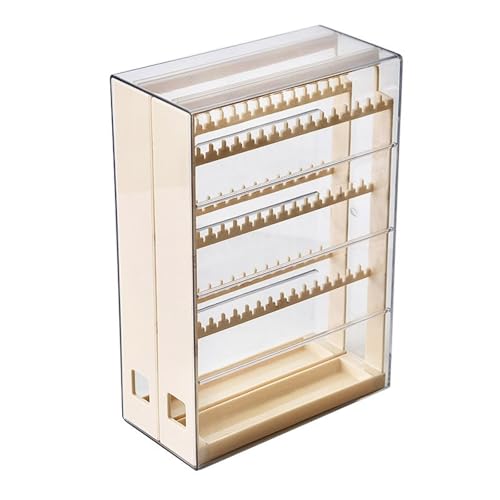Sweeaau Elegante Schmuck-Organisationsbox, geräumige Schmuck-Arrangement-Box für Damen, Sammlung, Schreibtisch oder Geschäft, staubdichter Zubehörbehälter Sweeaau Elegante Schmuck-Organisationsbox, geräumige Schmuck-Arrangement-Box für Damen, Sammlung, Schreibtisch oder Geschäft, staubdichter Zubehörbehälter von Sweeaau