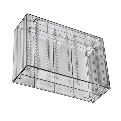 Sweeaau Elegante Schmuck-Organisationsbox, geräumige Schmuck-Arrangement-Box für Damen, Sammlung, Schreibtisch oder Geschäft, staubdichter Zubehörbehälter Sweeaau Elegante Schmuck-Organisationsbox, geräumige Schmuck-Arrangement-Box für Damen, Sammlung, Schreibtisch oder Geschäft, staubdichter Zubehörbehälter von Sweeaau