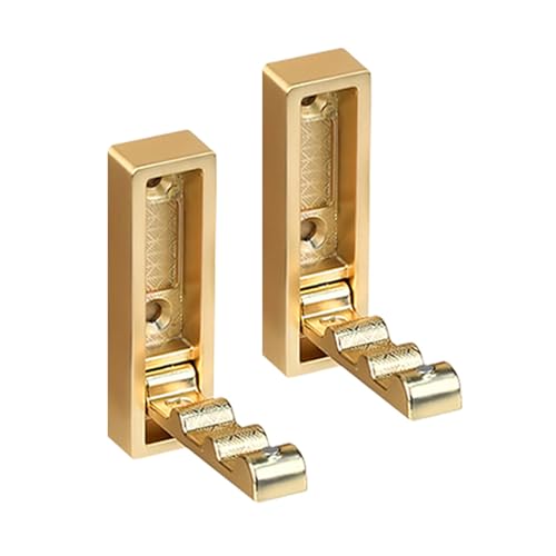 Sweeaau Set mit 2 tragbaren, faltbaren Metall-Wandhaken, Zubehör für Badezimmer oder Flur, zum Aufhängen von Mantel, Handtüchern und Taschen, Wandhaken Sweeaau Set mit 2 tragbaren, faltbaren Metall-Wandhaken, Zubehör für Badezimmer oder Flur, zum Aufhängen von Mantel, Handtüchern und Taschen, Wandhaken von Sweeaau
