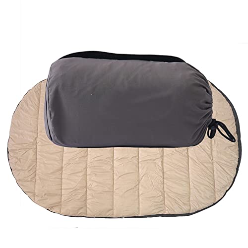 Sweeaau Tragbares Haustier-Kissen für Outdoor-Camping, leicht, bequem, Baumwolle, ein Muss für den Winter, tragbares Bett, kleine Hunde von Sweeaau