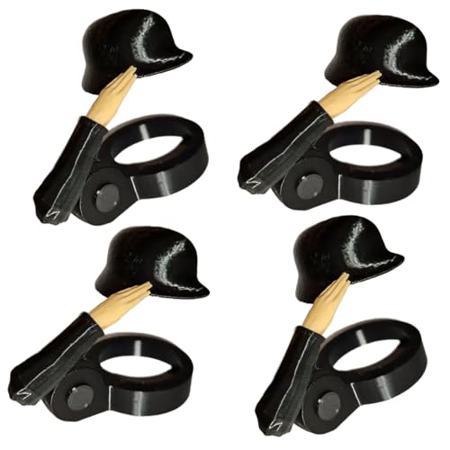 Unique Soldier Salutes Bierdeckel Helme Stabile Metallverarbeitung Flaschenabdeckungen für Sammler und Bierliebhaber Flaschenhelme Unique Soldier Salutes Bierdeckel Helme Stabile Metallverarbeitung Flaschenabdeckungen für Sammler und Bierliebhaber Flaschenhelme von Sweeaau