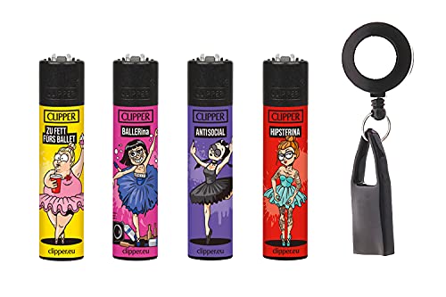 Clipper Ballerinas im 4er- Set mit Gratis SweedZ Lighter Leash von SweedZ