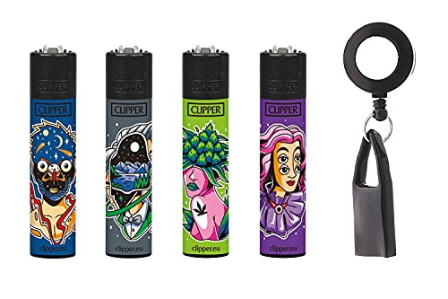 Clipper Surreal #2 im 4er- Set mit Gratis SweedZ Lighter Leash von SweedZ