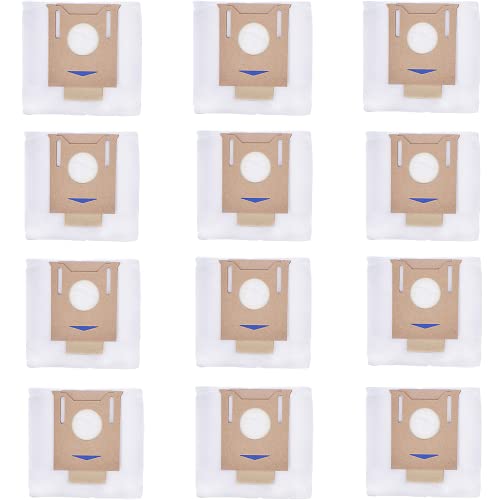 12 Stk Staubsaugerbeutel für Ecovacs DEEBOT OZMO N8, N8+, N8 Pro+, N8 Pro Plus, T8, T8+, T8 AIVI, T8 AIVI+, T8 MAX, T9+, DX93 DDX96 Roboter-Staubsauger Zubehör Ersatzteile von Sweet D