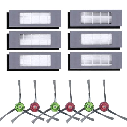 Bürste Filter Zubehör-Set für Ecovacs Deebot Ozmo T8 AIVI T8MAX N8 Pro N8 Pro + DEEBOT OZMO T9 T9+ T9power T9max Staubsauger Roboter(18 Stück) von Sweet D