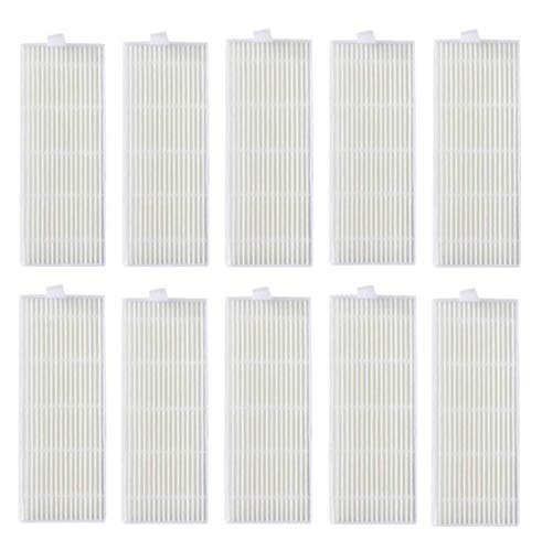 Filters Hepa Ersatzteile für Proscenic VSLAM 811GB VSLAM 911SE Roboter-Staubsauger Zubehör, 10 Stück von Sweet D