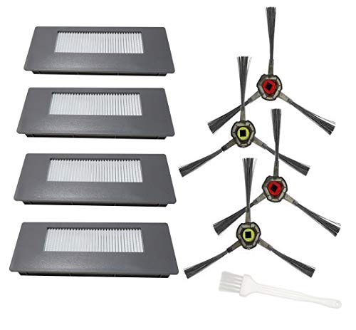 Sweet D Filters Seitenbürsten Ersatzteile Kompatibel mit Ecovacs Deebot 900 901 Roboter Staubsauger Zubehör von Sweet D