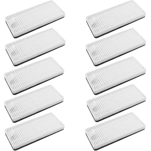 10 Stück Filter Ersatzteile Staubfilter Hepa Filter Zubehör für Tesvor X500 Tesvor X500 Pro Tesvor S6 Tesvor M1 Saugroboter von Sweet D
