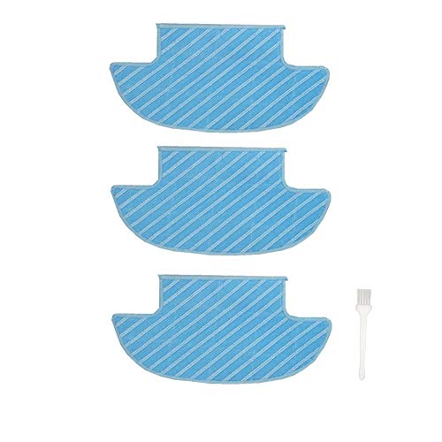 Mikrofasertücher Mop Tücher Pads Ersatzteile für Ecovacs Robotics Deebot Slim / Slim2, 3 Stück von Sweet D