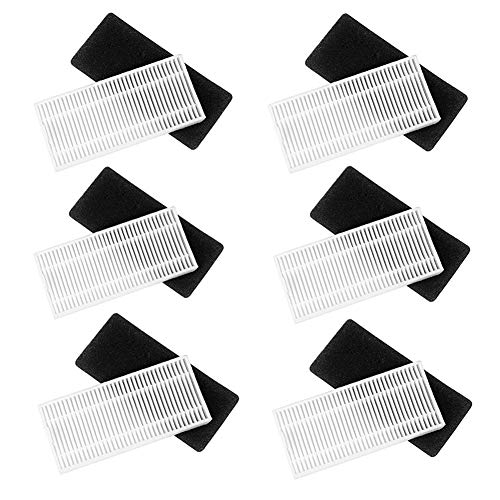 Sweet D Sechs Filter Hepa Ersatzteile Zubehör für Eufy RoboVac 11 Eufy RoboVac 11c Roboter Staubsauger von Sweet D