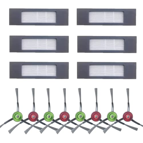 Sweet D Seitenbürste Filter Ersatzteile Kompatibel mit Ecovacs Deebot OZMO 950 OZMO 920 T8 T9 N8 Serie Staubsauger Roboter DX5G-KTA von Sweet D