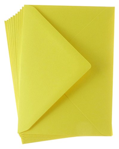 Sweet Dixie 10-er Pack A6 Karten Zitrone, Papier, Gelb, 15.9 x 16.5 x 1.2 cm von Sweet Dixie