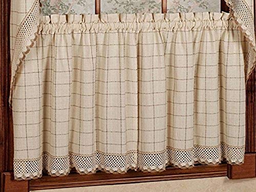 Sweet Home Collection Adirondack Fenstervorhänge, Baumwolle, 91,4 cm, Toast Sweet Home Collection Adirondack Fenstervorhänge, Baumwolle, 91,4 cm, Toast von Sweet Home Collection