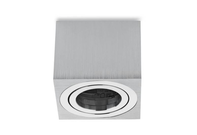 Sweet LED Aufbauleuchte 4er Set flach & eckig IP44 Deckenspots für Küche & Bad, ohne Leuchtmittel, LED Aufbaustrahler, spritzwassergeschützt Sweet LED Aufbauleuchte 4er Set flach & eckig IP44 Deckenspots für Küche & Bad, ohne Leuchtmittel, LED Aufbaustrahler, spritzwassergeschützt von Sweet LED