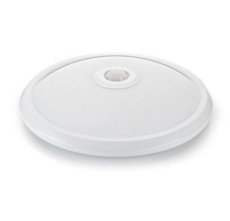 Sweet LED Deckenleuchten Bewegungsmelder weiß - LED fest integriert 12W 850lm 4000K, Bewegungsmelder, LED fest integriert, Neutralweiß, Deckenlampe von Sweet LED