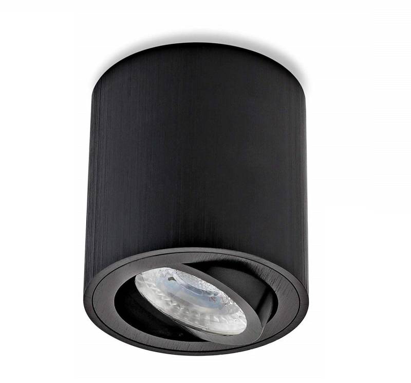 Sweet LED LED Deckenspots GU10 7W Aufbaustrahler 3000K warmweiß 530lm, Leuchtmittel wechselbar, warmweiß, Deckenaufbauleuchte, Aufbaustrahler, Deckenspot von Sweet LED
