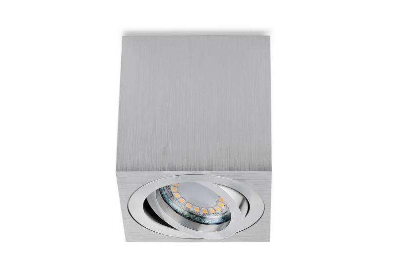 Sweet LED LED Deckenspots spot weiß eckig Aufbauspot GU10 5W Aluminium Deckenspots, Warmweiß, Deckenaufbauleuchte, Aufbaustrahler, Deckenspot von Sweet LED