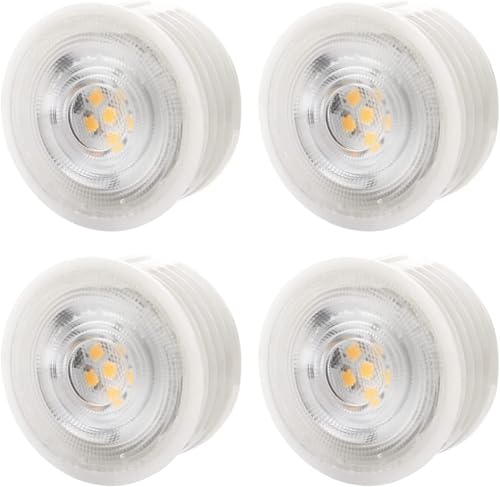 Sweet Led Lampe 5W – Flach Ø50x20mm Keramik Leuchtmittel - 320lm, 4000K, 230V Ersatz für Halogen Leuchten, Passend für Einbauspots - Aufbauspots 4er Pack von Sweet Led
