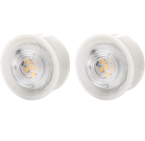 Sweet Led flaches Modul - 230V, 5W, 320Lumen, Maße Ø50x20mm, ersetzt GU10 Leuchtmittel (3000K, 2er) von Sweet Led