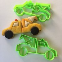 Abschleppwagen Ausstech-Set - Notfallfahrzeuge Sammlung von Sweet3DCreations
