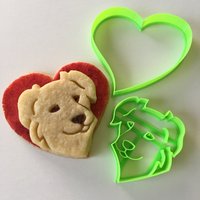 Aussie Hundeliebe Keksausstecher Set von Sweet3DCreations