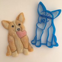 Corgis Mit Herz-Ausstechform von Sweet3DCreations