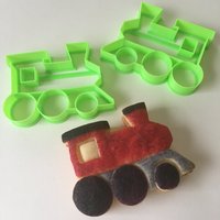 Dampflok Ausstechmaschine Set von Sweet3DCreations