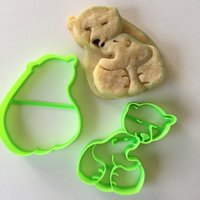 Eisbär Und Jungtier Ausstecher Set von Sweet3DCreations