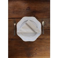 1 Bauernhaus Serviette | Getreidesack Beige Stoff Hellbraun 3 Streifen I 36-38cm 1 Bauernhaus Serviette | Getreidesack Beige Stoff Hellbraun 3 Streifen I 36-38cm von SweetAnnieAcres