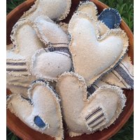 Antikes Bauernhaus Getreidesack Herz | Stoff-Herz-Schüsselfüller Primitiv Antikes Bauernhaus Getreidesack Herz | Stoff-Herz-Schüsselfüller Primitiv von SweetAnnieAcres