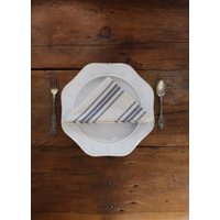 Bauernhaus Serviette | Getreidesack Beige Stoff Blau 12 Streifen I 14"-15" Bauernhaus Serviette | Getreidesack Beige Stoff Blau 12 Streifen I 14"-15" von SweetAnnieAcres