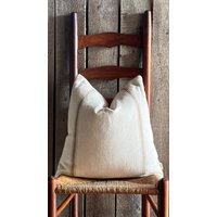 Getreidesack Beige Streifen Kissenbezug | Landhaus 3-Streifen Vorne Rückseite Fest Beige Reißverschluss Getreidesack Beige Streifen Kissenbezug | Landhaus 3-Streifen Vorne Rückseite Fest Beige Reißverschluss von SweetAnnieAcres