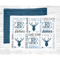 Personalisierte Baby-Decke. Junge Decke Mit Pfeilen Und Reh Geweih. Jungen Baby Namensdecke. Baby-Dusche-Geschenk Personalisierte Baby-Decke. Junge Decke Mit Pfeilen Und Reh Geweih. Jungen Baby Namensdecke. Baby-Dusche-Geschenk von SweetBabyDays