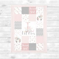 Personalisierte Babydecke - Baby-Mädchen-Quilt Minky Bunny Kaninchen Decke -Baby-Dusche-Geschenk -Personalisierte Personalisierte Babydecke - Baby-Mädchen-Quilt Minky Bunny Kaninchen Decke -Baby-Dusche-Geschenk -Personalisierte von SweetBabyDays