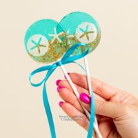 Unter Den Meer-Lutschern, Hochzeits-Gastgeschenke Strand, Hochzeit Am Süßigkeiten-Lutscher, Hochzeits-Lutscher, Hochzeitsgeschenk von SweetCarolineConfect
