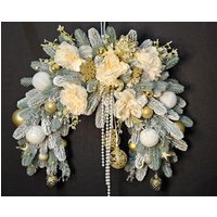 Kranz, Türkranz, Weihnachten Deko, Adventskranz, Weihnachtskranz, Christmas Dekoration, Weihnachtsdekoration, Festlicher Hufeisen-Kranz Kranz, Türkranz, Weihnachten Deko, Adventskranz, Weihnachtskranz, Christmas Dekoration, Weihnachtsdekoration, Festlicher Hufeisen-Kranz von SweetDesignValentina