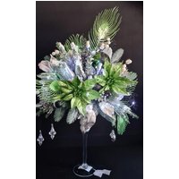 Weihnachtsgesteck Mit Led, Adventskranz Tischdekor, Pokal Led von SweetDesignValentina