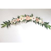 Baby-Mädchen Blume Blumen Wand Schmuck Verschönerung Kinderzimmer Krippe Dekor Mädchen Zimmer Garten Wald Rosa Elfenbein Salbei Babyparty Wunderlich von SweetEnchantement