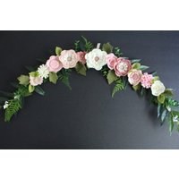 Baby Mädchen Blume Blumen Wandschmuck Verzierung Kinderzimmer Krippe Dekor Mädchenzimmer Garten Wald Rosa Babyparty Skurril von SweetEnchantement