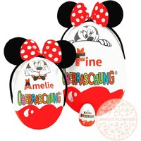 Personalisiertes Xxl Überraschungsei Minnie Oder Mickey Mouse Üei Geschenk von SweetFlowersDE
