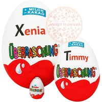 Personalisiertes Xxl Überraschungsei - Ü-Ei Geburtstag Geschenk Üei Geschenkidee von SweetFlowersDE
