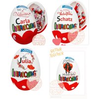 Valentinstag Personalisiertes Xxl Ü-Ei Überraschungsei Mit Namen Geschenk Geburtstag Geschenkidee Valentinstag Personalisiertes Xxl Ü-Ei Überraschungsei Mit Namen Geschenk Geburtstag Geschenkidee von SweetFlowersDE