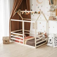 Montessori Bodenbett Für Jungen Kleinkind Bett Bettrahmen Boden Bettrahmen, Mädchenbett Mädchenzimmer, Kinderbett von SweetHOMEfromwood