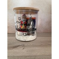 Frohe Weihnachten - Glas Mit Inhalt von SweetHandmadeLinda