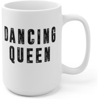 Dancing Queen Kaffeebecher | Mikrowellen - Und Spülmaschinenfest Aus Keramik Geschenk Für Mama Tanzlehrer Tänzer Retro Musik Tee Heiße Schokolade von SweetHoldings