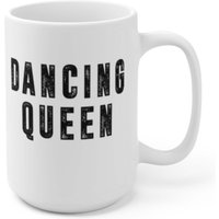 Dancing Queen Kaffeebecher | Mikrowellen - Und Spülmaschinenfest Aus Keramik Geschenk Für Mama Tanzlehrer Tänzer Retro Musik Tee Heiße Schokolade von SweetHoldings
