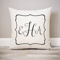 Einzigartiges Monogramm Kissen Wohnheim Dekor Geschenk | Personalisierte Benutzerdefinierte Studentenwohnheim Geschenke Einzigartige Ideen Mit von SweetHooligansDesign