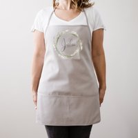 Muttertag Boho Pampasgras Schürze | Küchen Personalisierte Brautjungfer Geschenk Geschenke Braut Party von SweetHooligansDesign