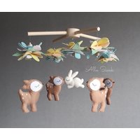 Baby Mobile, Reh Rehkitz Wald Mobile Mädchen, Kinderzimmer Babybett Bambi Mobile Baby Mobile, Reh Rehkitz Wald Mobile Mädchen, Kinderzimmer Babybett Bambi Mobile von SweetMobiles